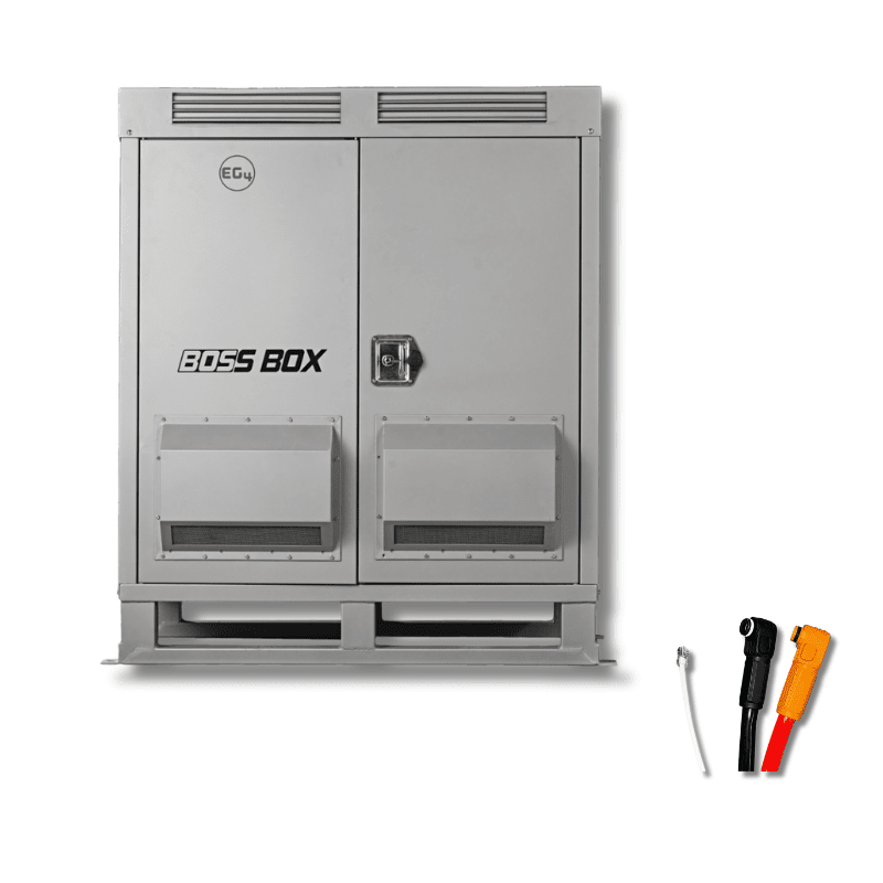 EG4 BossBox Energy Storage Enclosure | Weatherproof Battery Cabinet for Off-Grid & Hybrid Systems - ShopSolar.com