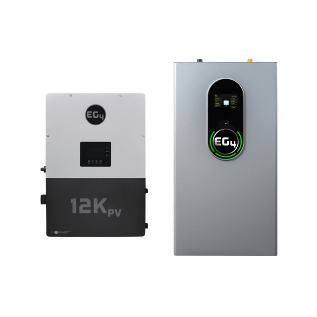EG4 12kPV + 14.3kWh WallMount Indoor Battery | Choose Bundle | 10-Year Warranty - ShopSolar.com