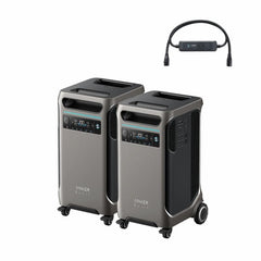 Anker SOLIX F3800 | 3.84kWh-26.9kWh Expandable Solar Generator | 120V/240V Dual-Voltage | EV + RV Ready | Choose Your Bundle | 5-Year Warranty