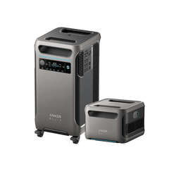 Anker SOLIX F3800 | 3.84kWh-26.9kWh Expandable Solar Generator | 120V/240V Dual-Voltage | EV + RV Ready | Choose Your Bundle | 5-Year Warranty
