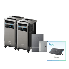 Anker SOLIX F3800 [PLUS] - 3,840Wh / 6,000W Portable Power Station | 120V/240V Output | Choose Your Bundle Option | 5-Year Warranty - ShopSolar.com