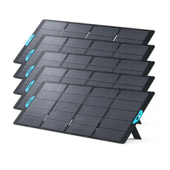 Anker SOLIX PS400 – 400W Portable Solar Panel | 23% Efficiency | Adjustable Kickstand | IP67 Rated | Choose 1–6 Panels | 2-Year Warranty