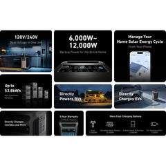Anker SOLIX F3800 Expansion Battery - 3,840 Watt Hour LFP | BP3800 | Expand up to 53.8kWh | 5-Year Warranty - ShopSolar.com