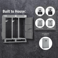 EG4 BossBox Energy Storage Enclosure | Weatherproof Battery Cabinet for Off-Grid & Hybrid Systems - ShopSolar.com