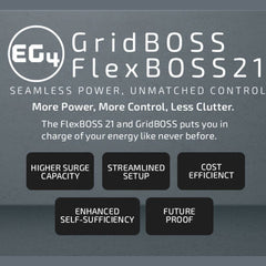 EG4 FlexBOSS 16kw AC Hybrid Inverter | 48V Split Phase | 21kW PV Input | [V1.1] Newest Version - ShopSolar.com