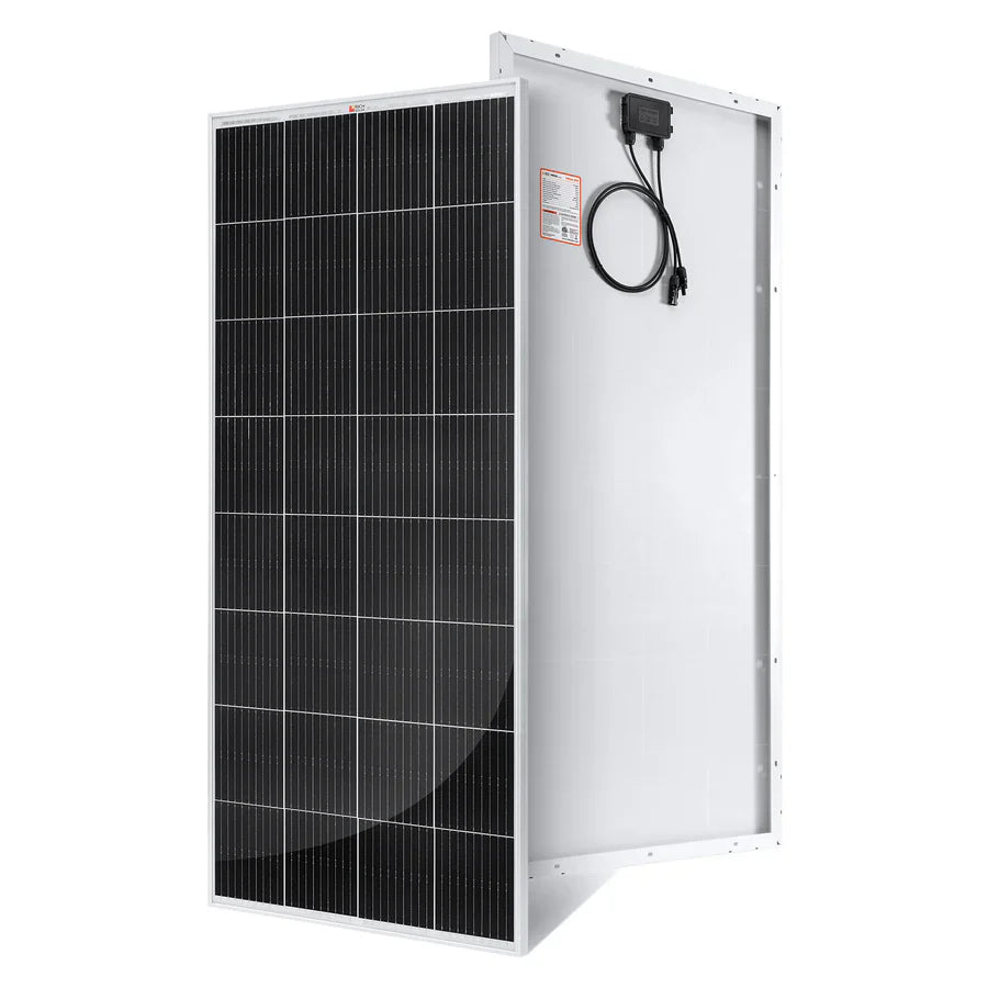 200 Watt Solar Panel | High Efficiency 12V Monocrystalline (19.98% Efficiency) | 25-Year Power Output Warranty - ShopSolar.com