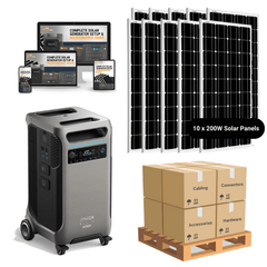 Anker SOLIX F3800 [PLUS] - 3,840Wh / 6,000W Portable Power Station | 120V/240V Output | Choose Your Bundle Option | 5-Year Warranty - ShopSolar.com