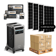 Anker SOLIX F3800 [PLUS] - 3,840Wh / 6,000W Portable Power Station | 120V/240V Output | Choose Your Bundle Option | 5-Year Warranty - ShopSolar.com