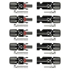 Rich Solar 5-Pack of PV Connectors for solar panel PV wiring - ShopSolar.com