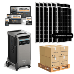 Anker SOLIX F3800 [PLUS] - 3,840Wh / 6,000W Portable Power Station | 120V/240V Output | Choose Your Bundle Option | 5-Year Warranty - ShopSolar.com