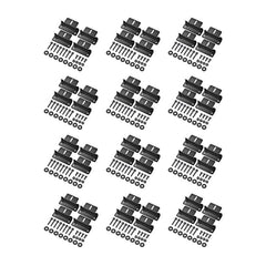 Z-Bracket Sets for Mounting Solar Panels (Choose # of Panels) | 4 x Brackets Per Solar Panel [One Per Corner] | High-Quality Anodized Aluminum - ShopSolar.com