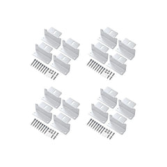 Z-Bracket Sets for Mounting Solar Panels (Choose # of Panels) | 4 x Brackets Per Solar Panel [One Per Corner] | High-Quality Anodized Aluminum - ShopSolar.com
