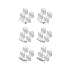 Z-Bracket Sets for Mounting Solar Panels (Choose # of Panels) | 4 x Brackets Per Solar Panel [One Per Corner] | High-Quality Anodized Aluminum - ShopSolar.com